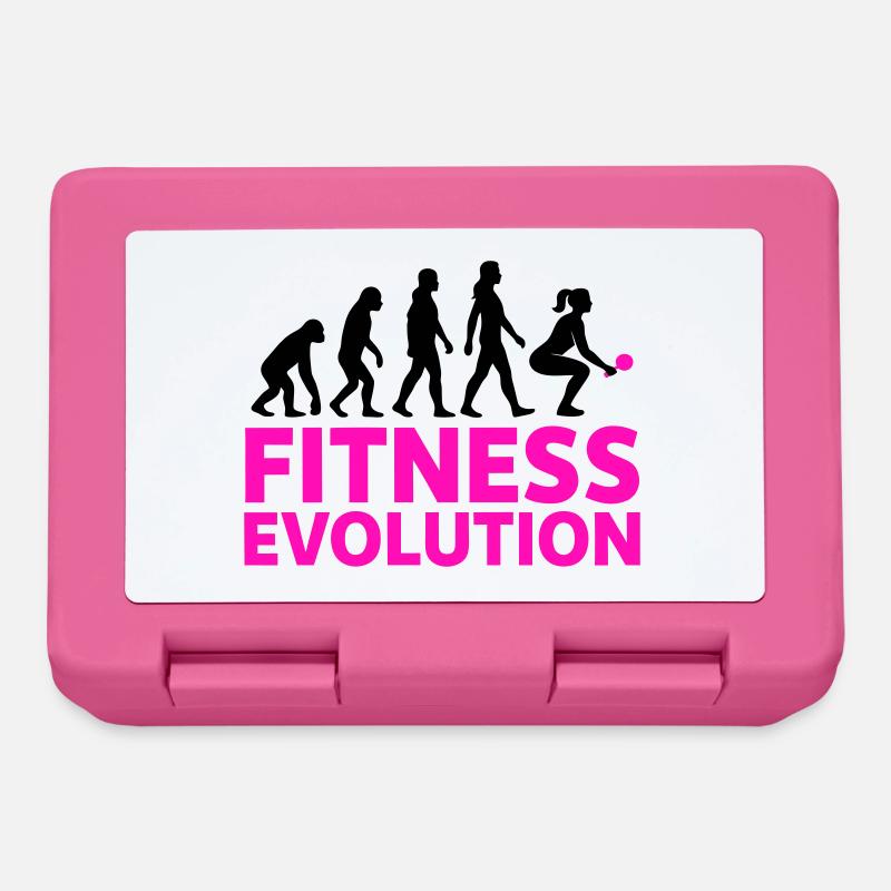 Fitness Evolution Femme Cadeau Cool - Boîte à goûter - rose
