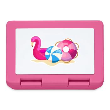 Jouets de plage - Boîte à goûter - rose - Devant