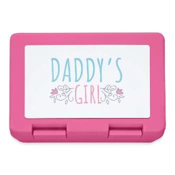KInder Daddy's Girl Funny Gift Idea - Lunchbox - pink - Front
