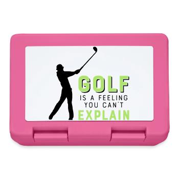 Le golf - Boîte à goûter - rose - Devant