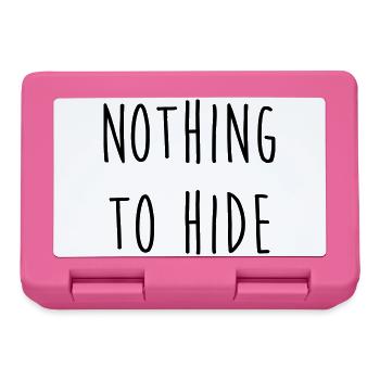 Nothing to Hide - Boîte à goûter - rose - Devant