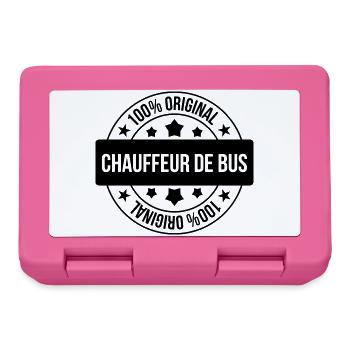 Bus / Conducteur / Travail / Métier / Job - Boîte à goûter - rose - Devant