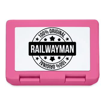 Cheminot / Chemin de fer / Train / Metro - Boîte à goûter - rose - Devant