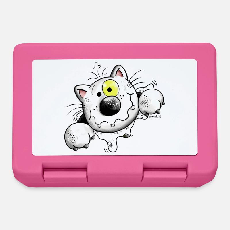 Starke Katze - Brotdose - Pink