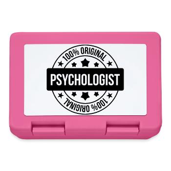 Psychologue / Psychiatre / Travail / Psychanalyste - Boîte à goûter - rose - Devant