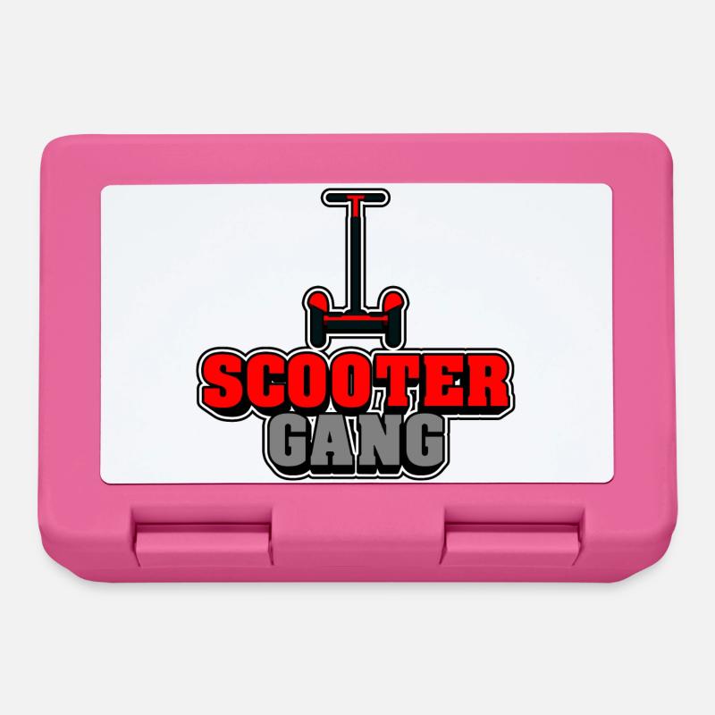 Bande de scooters - Boîte à goûter - rose