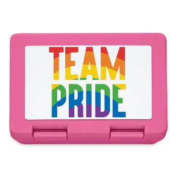 Pride Month LGBT - Team Pride - Lunchbox - pink - Front
