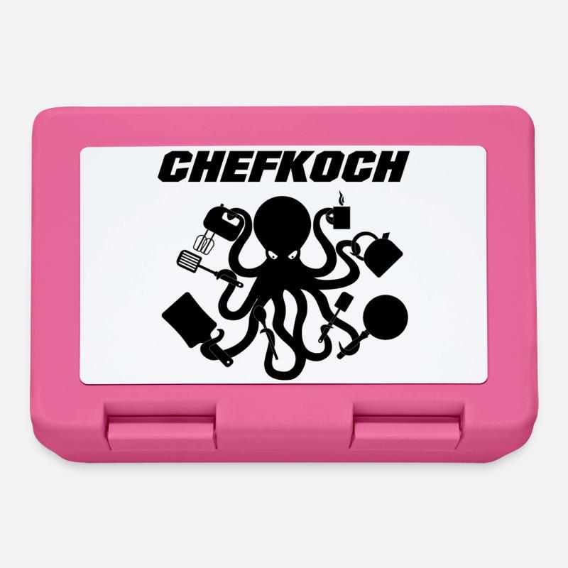 Chefkoch Oktopus - Brotdose - Pink