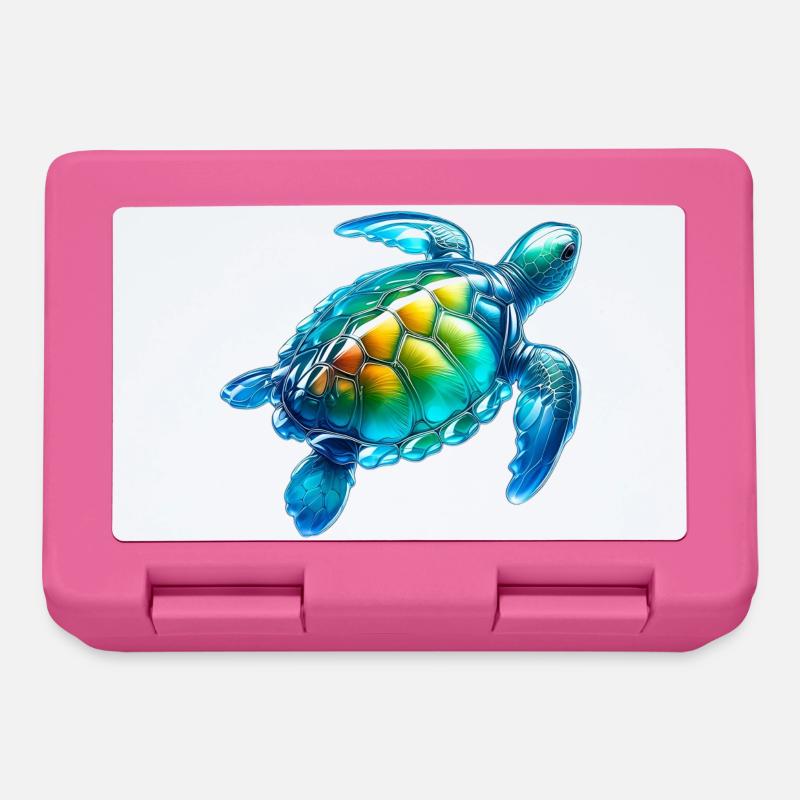 Schildkröte - Brotdose - Pink