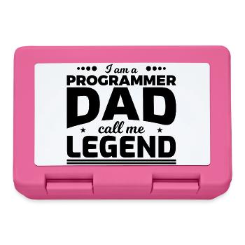Programmer Father Calls Me Legend - Lunchbox - pink - Front