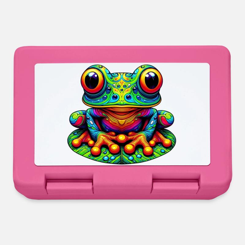 Frog - Lunchbox - pink