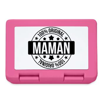 Maman d'Amour - Fête des Mères - Boîte à goûter - rose - Devant