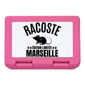 Marseille, I am Marseillais, Marseille humour - Lunchbox - pink - Front