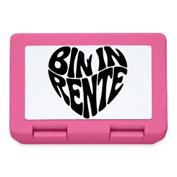 Bin in Rente  - Brotdose - Pink - Vorne
