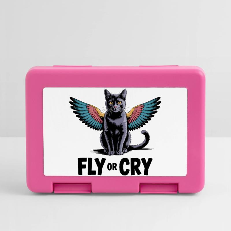 Fliege oder rufe Katze Brotdose