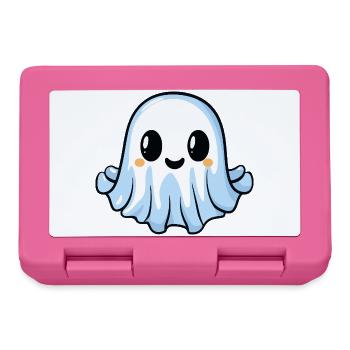 Bande dessinée fantôme Kawaii Halloween - Boîte à goûter - rose - Devant
