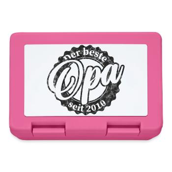 Der Beste Opa seit 2010 - Brotdose - Pink - Vorne