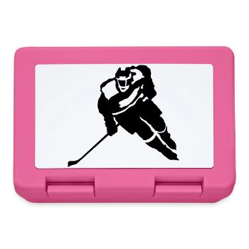 Eishockey - Brotdose - Pink - Vorne