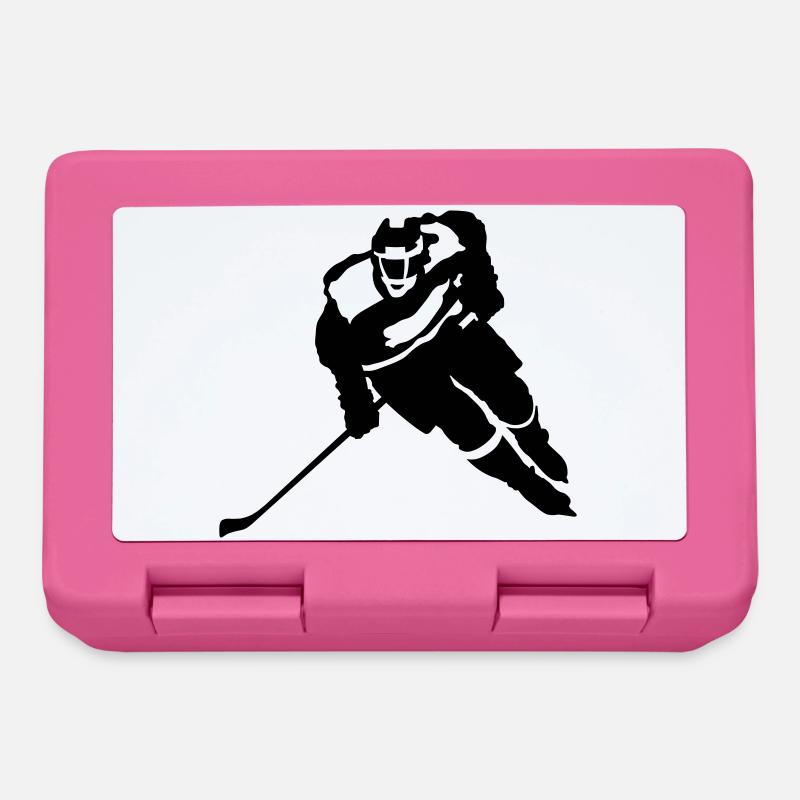 Eishockey - Brotdose - Pink