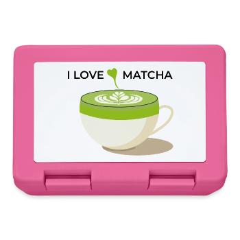I Love Matcha - Lunchbox - pink - Front