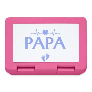 Promoted to Dad 2026 Baby Shower - Lunchbox - pink - Front