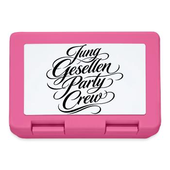 Junggesellen Party Crew Jga - Brotdose - Pink - Vorne