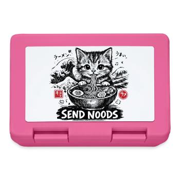 Ramen Katze Kanagawa - Brotdose - Pink - Vorne