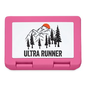 Ultra coureur - Boîte à goûter - rose - Devant
