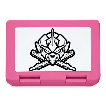 One Bulky Mech - Logo Head v2 - Lunchbox - pink - Front