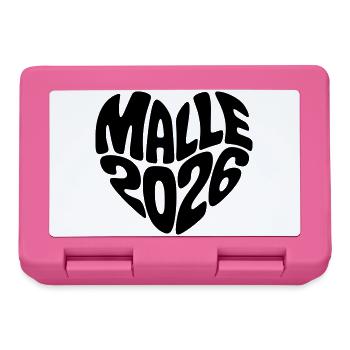 Malle 2026 - Lunchbox - pink - Front