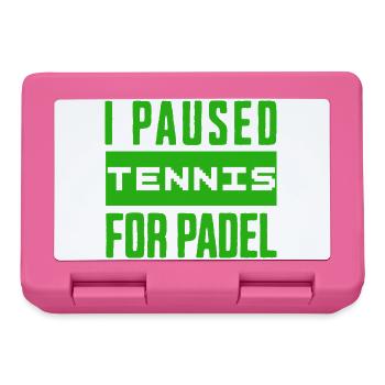 Tennis & Padel T-shirt, or bag for winners - Lunchbox - pink - Front