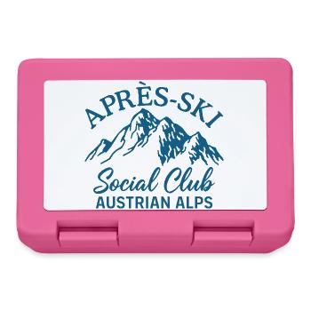 Apres Ski Social Club Austrian Alps - Brotdose - Pink - Vorne