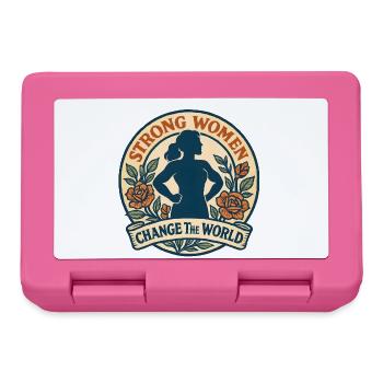 Strong Woman – Change of the World - Lunchbox - pink - Front