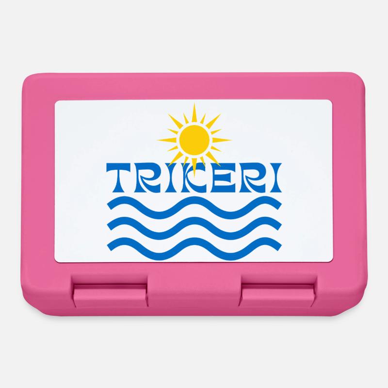 Trikeri Sun and Ocean Waves - Lunchbox - pink