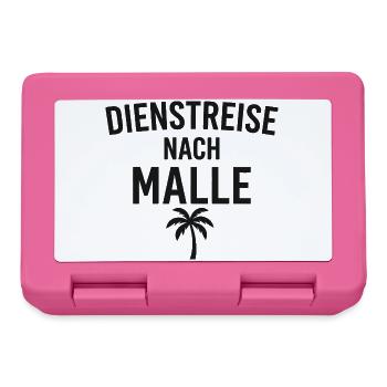 Dienstreise nach Malle - Brotdose - Pink - Vorne