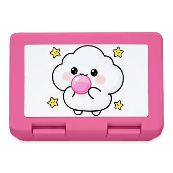 Kawaii Cloud Bubblegum Puff - Lunchbox - pink - Front