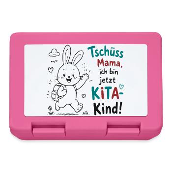 KiTa Abschied Bunny - Brotdose - Pink - Vorne