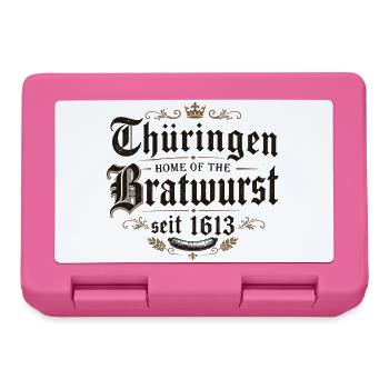 Thüringen Bratwurst Heritage 1613 - Brotdose - Pink - Vorne