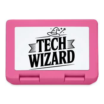 Tech Wizard - Brotdose - Pink - Vorne