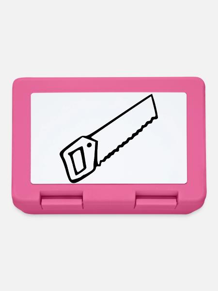 Säge Werkzeug Geschenk Handwerker Geschenk Einzug - Brotdose - Pink