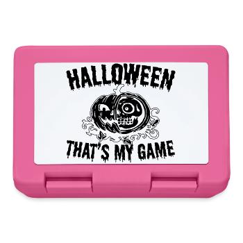 Halloween That's My Game - Halloween Pumpkin - Brotdose - Pink - Vorne