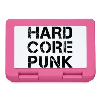 Hardcore Punk Distressed Typografie - Brotdose - Pink - Vorne