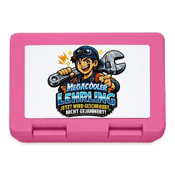 Megacooler Lehrling - Kein Jammern - Brotdose - Pink - Vorne