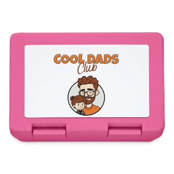 Cool Dads Club Papa Vatertag Tochter Sohn Geschenk - Brotdose - Pink - Vorne