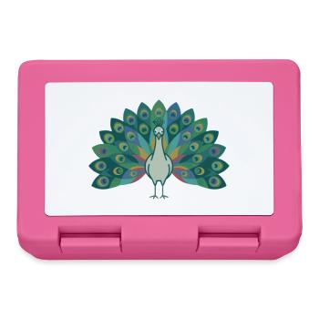 Pfau - Brotdose - Pink - Vorne