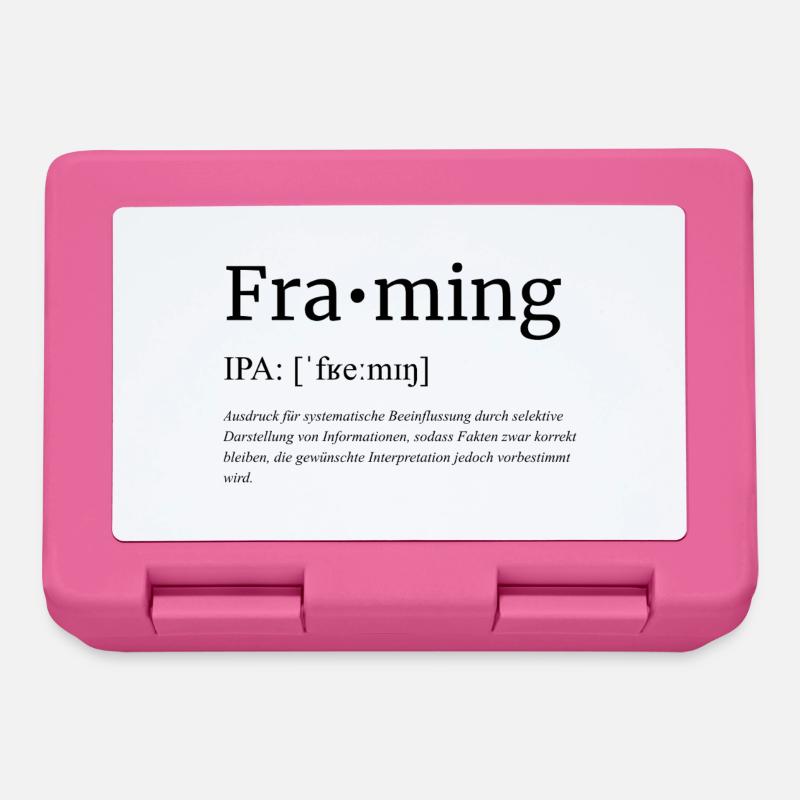 Framing - Brotdose - Pink