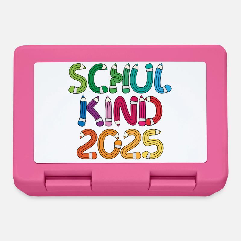 Schulkind 2025 Einschulung Schulanfang - Brotdose - Pink