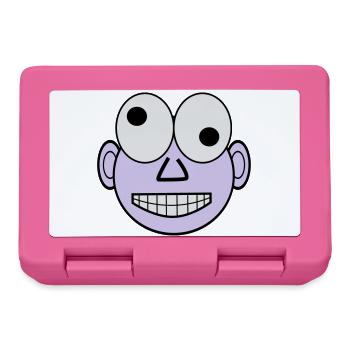 Lustiges Gesicht - Brotdose - Pink - Vorne