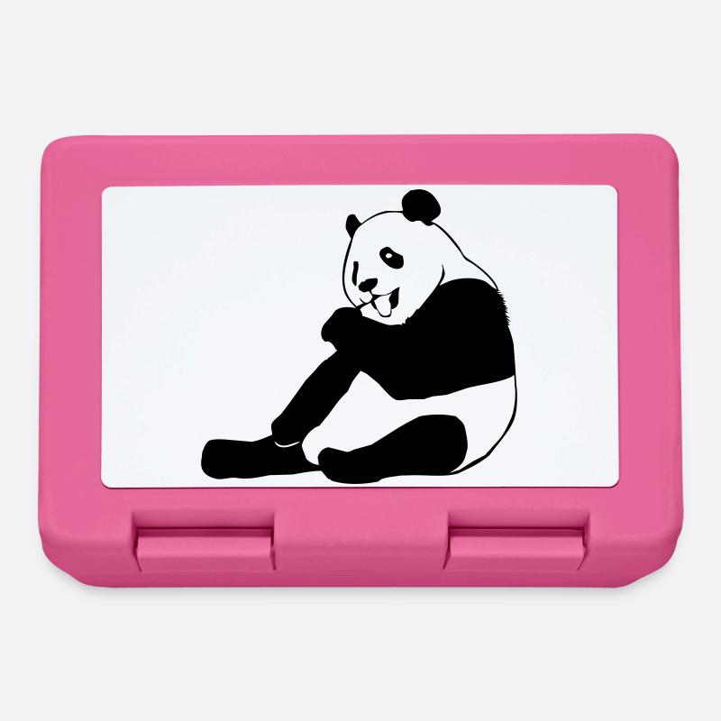 Panda - Pandas - Brotdose - Pink