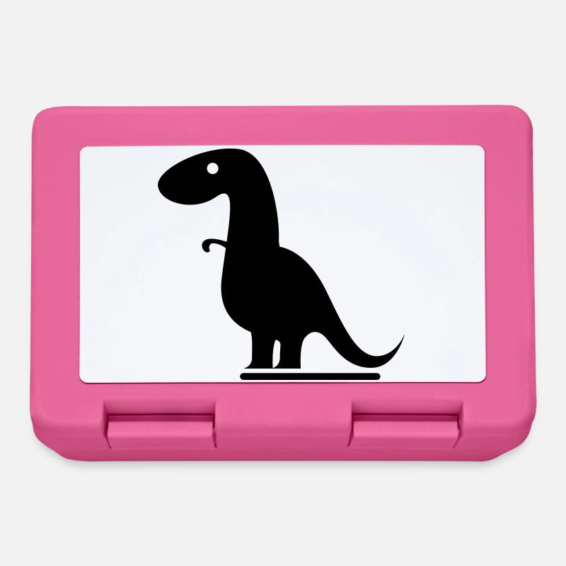 Dinosaurier - Brotdose - Pink